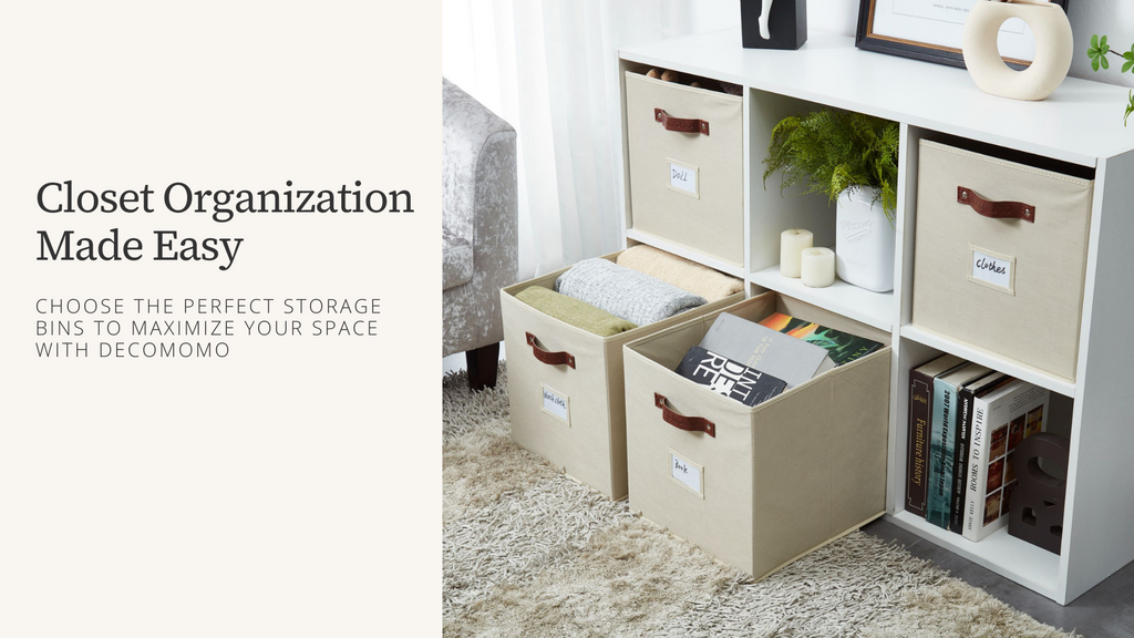 Closet Organization Made Easy: Choose the Perfect Storage Bins to Maximize Your Space