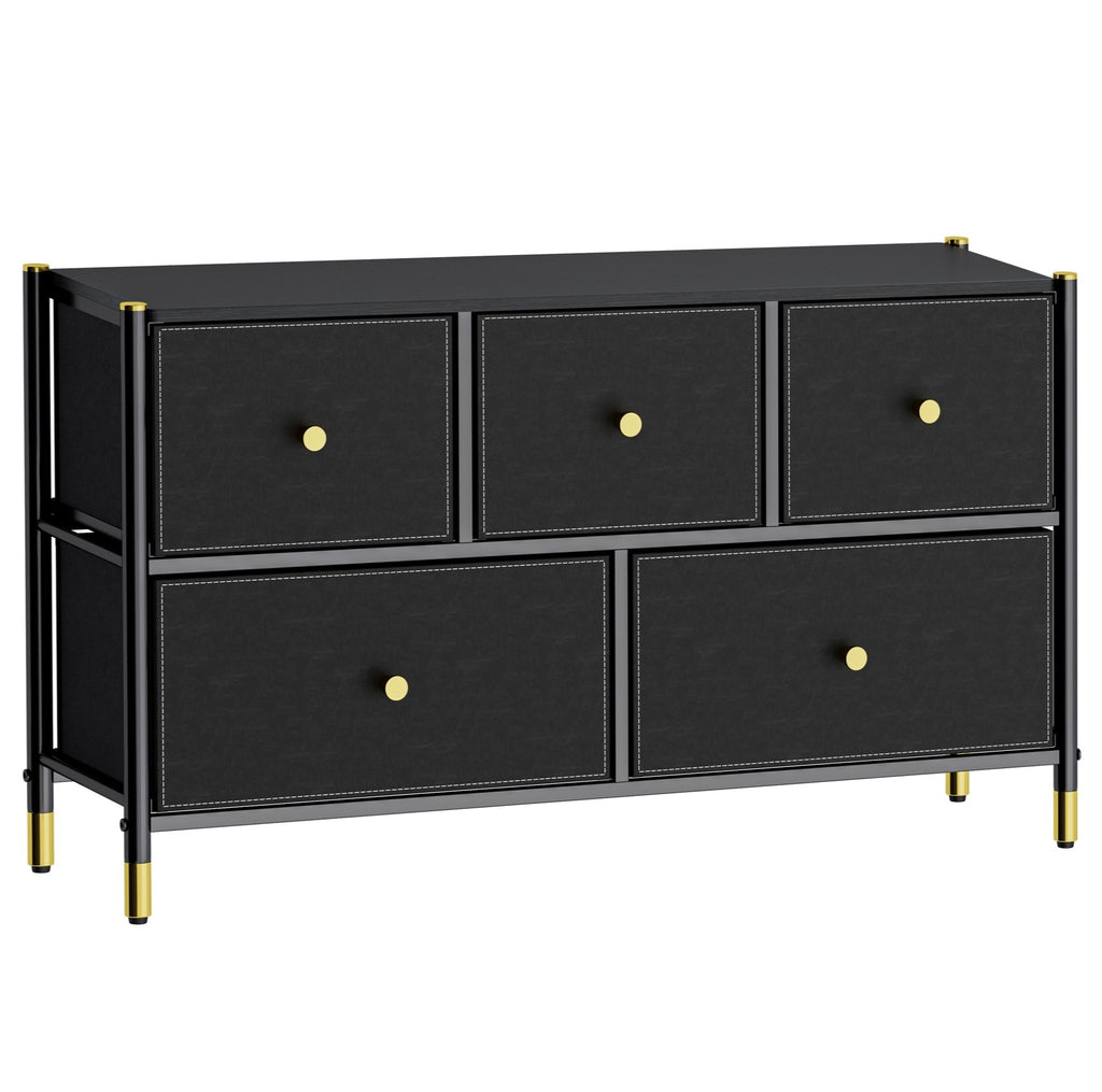 5 Drawer Dresser for Bedroom | TV Stand Storage Organizer | Chest of Drawers