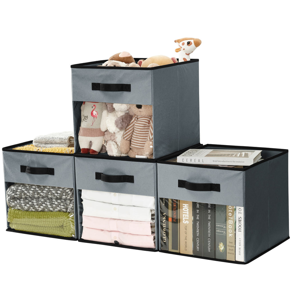 Kallax Storage Baskets w/Transperant Front