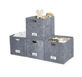 13x15 Kallax Storage Baskets | Storage Bin with Label Holder | Closet Organizers for Toy