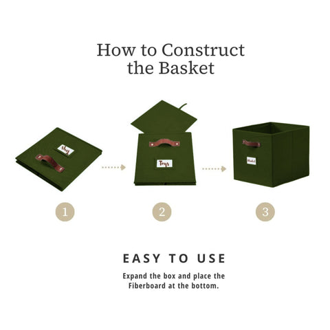 13x15 Kallax Storage Baskets | Storage Bin for Toys | Closet Organizers for Kallax Shelves