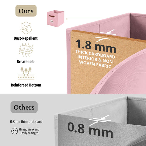 13x15 Kallax Storage Baskets | Storage Bin for Toys | Closet Organizers for Kallax Shelves