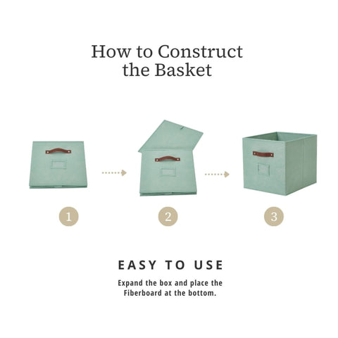 13x15 Kallax Storage Baskets | Storage Bin for Toys | Closet Organizers for Kallax Shelves