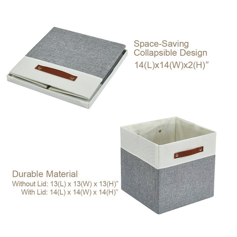 Lidded Storage Bin Collapsible Storage Box with Lid