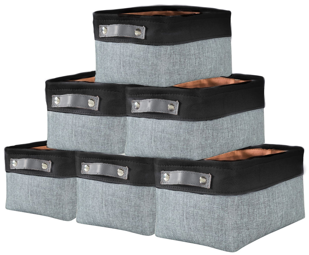 Small Fabric Storage Baskets | Closet Organizers | Small Collapsible Storage Bins