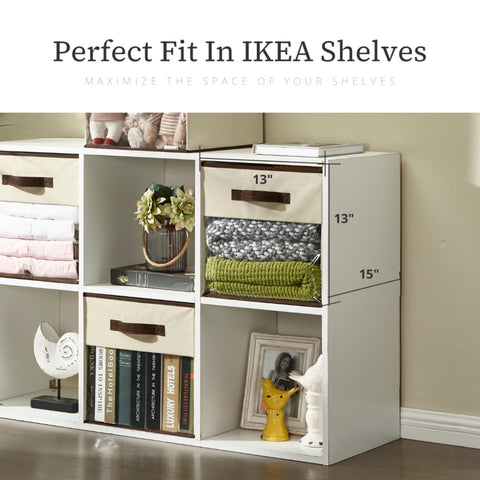 Kallax Storage Baskets w/Transperant Front | DECOMOMO