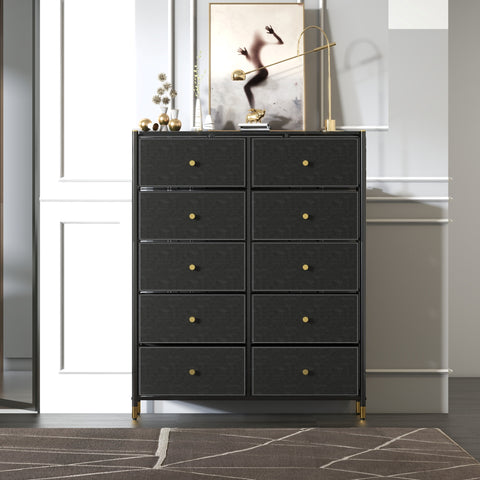 Chest of Drawers | Tall Dresser Storage w/Baskets | DECOMOMO Chest of Drawers | Tall Dresser Storage w/Baskets | DECOMOMO