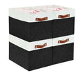 13x15 Fabric Storage Bins Collapsible Storage Basket | Sturdy Storage Organizer - Set of 4