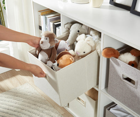 Premium Storage Baskets for Shelves | Durable Closet Organizers for Clothes, Books & Toys | Ideal for USA & Canada