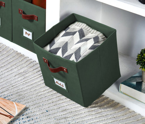 Lidded Storage Bin Collapsible Storage Box with Lid