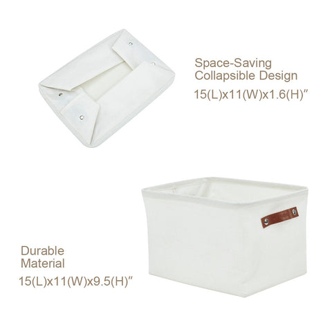 Large Water-Resistant Storage Bins | Collapsible Storage Basket | Toy Storage Organizer