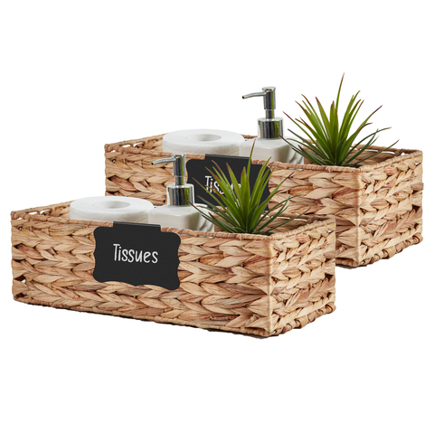 Water Hyacinth Decorative Basket, Wicker Baskets