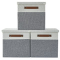 Lidded Storage Bin Collapsible Storage Box with Lid