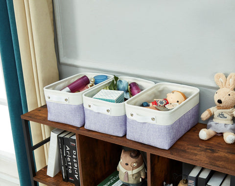 Small Fabric Storage Baskets | Closet Organizers | Small Collapsible Storage Bins
