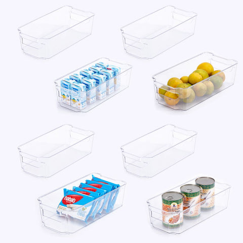 fridge organizer bins