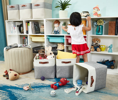 foldable cube storage bins